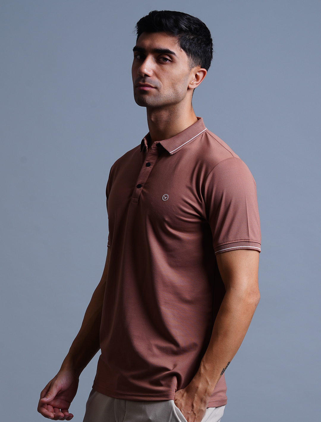 Polo T-Shirt - Dark Pink