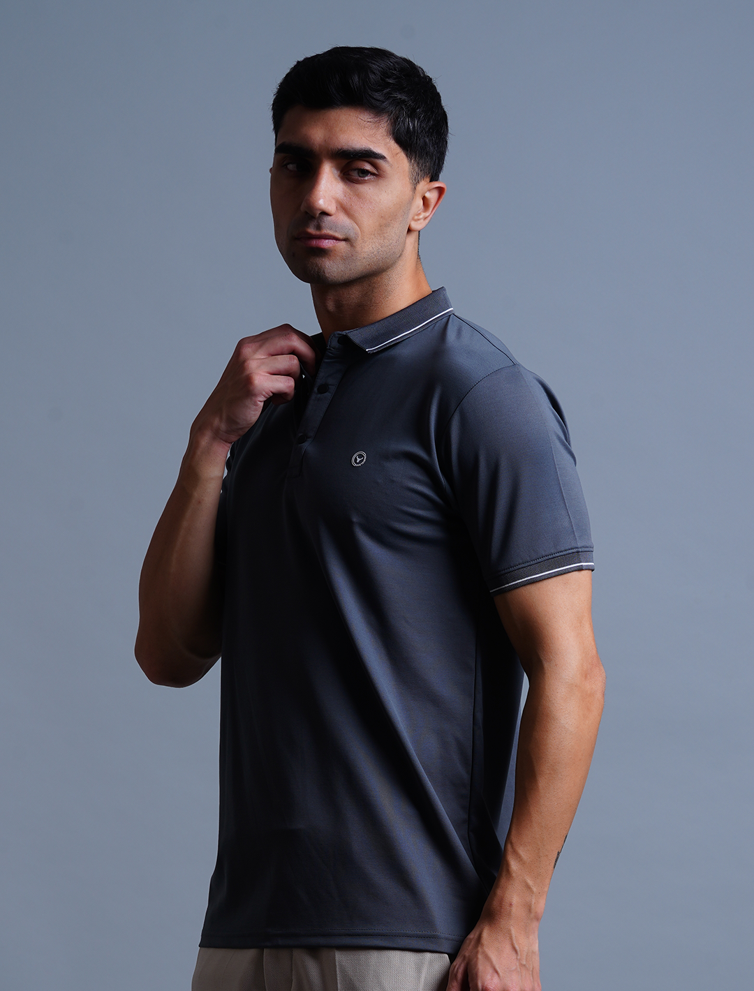 Polo T-Shirt -Grey